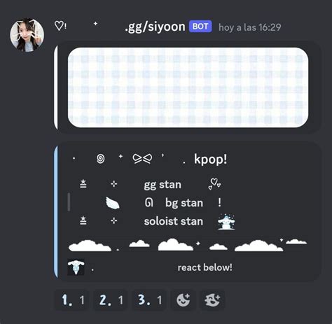 K-pop Discord Server Layout