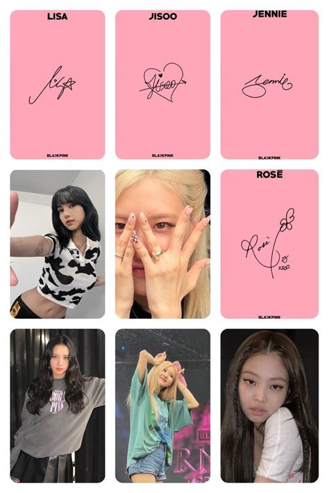 K-pop Inspired Photocard Template