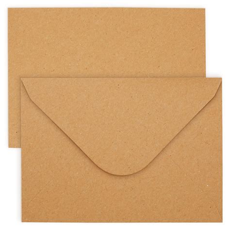 Kraft Paper Envelope Template