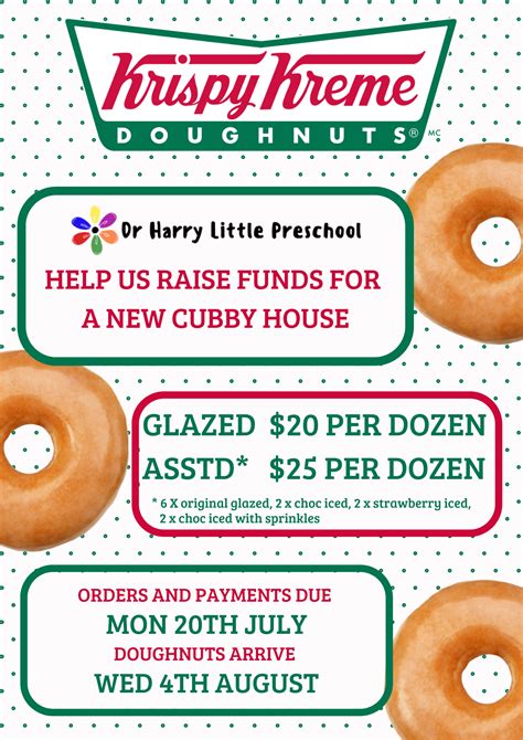 Krispy Kreme Fundraiser Flyer Design