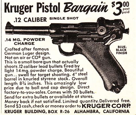 Kruger Pistol Custom Frame