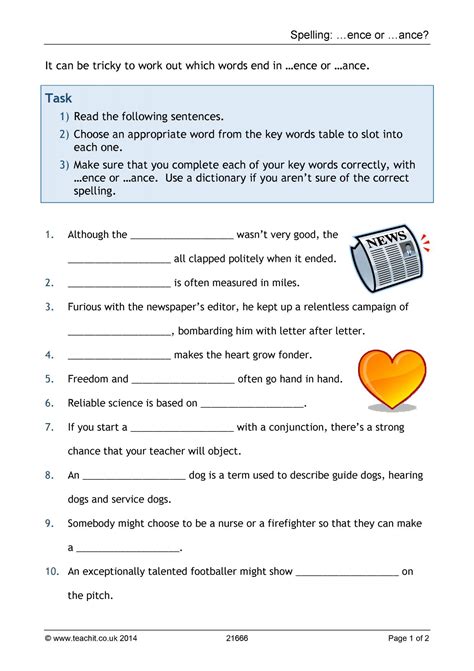 KS3 English worksheets printable