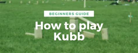 Kubb Game Play