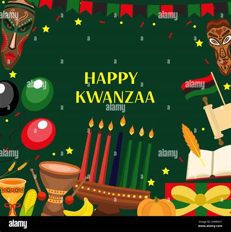 Kwanzaa Kinara Template