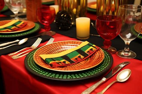 Kwanzaa Table Setting