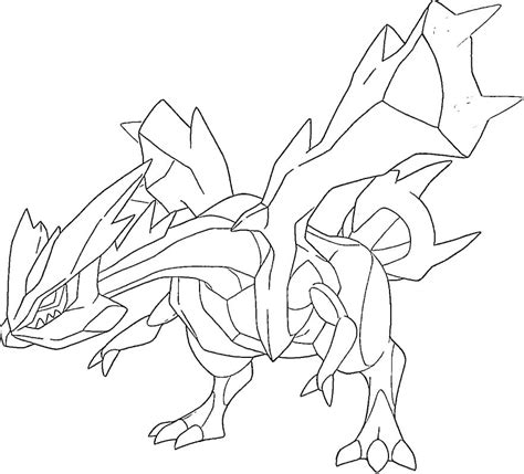 Kyurem coloring page