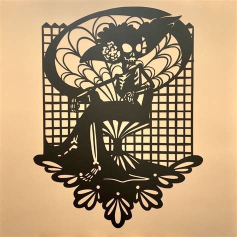 La Catrina Papel Picado