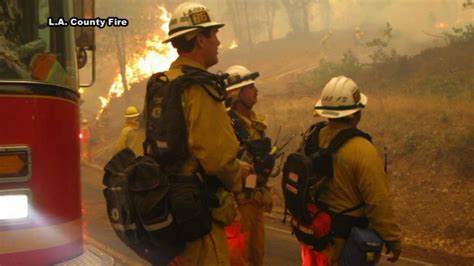 LA Wildfires Firefighters in Action