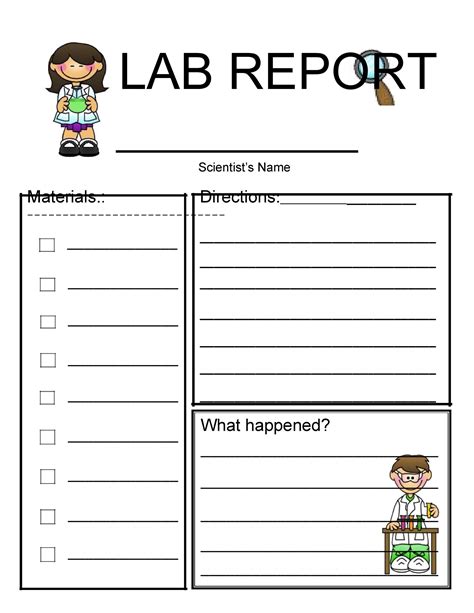 Lab Results Template Example 5