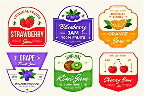 Label design inspiration for branding