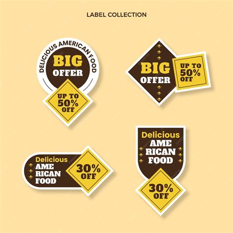 Custom round sticker labels with different designs