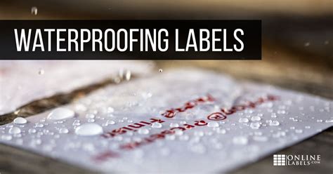 Label maker for creating printable waterproof labels