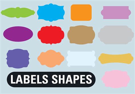 Label Shapes and Sizes