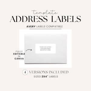 Label Template Examples