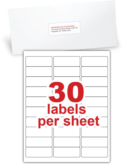 Label Template for Envelopes