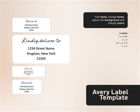 Uses for Label Templates