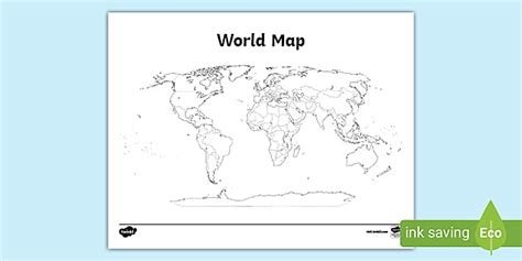 Labeled World Map Lesson Plans