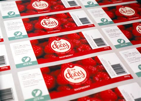 Labels for food packaging