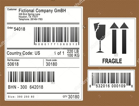 Labels for packages