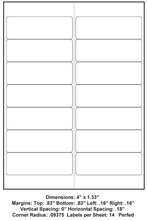 Labels per sheet template printable paper