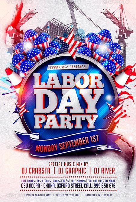 Labor Day Flyer Template 1