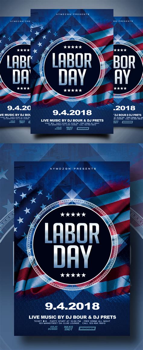 Labor Day Flyer Template 10