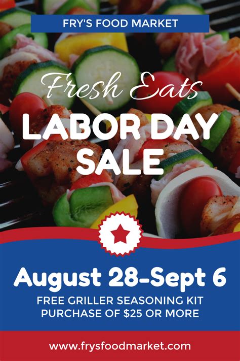 Labor Day Food Flyer Template