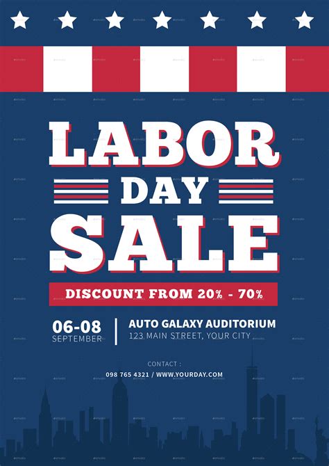 Labor Day Sale Flyer Template