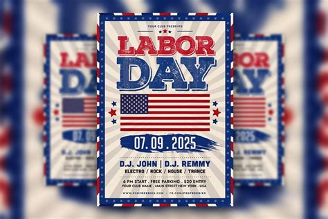 Labor Day Travel Flyer Template