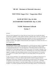 Laboratory Test Template