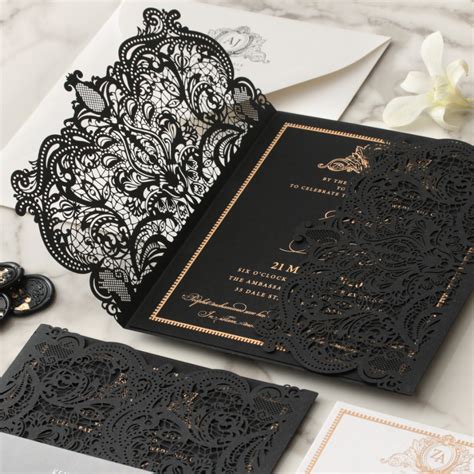 Lace Wedding Invitations