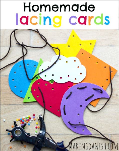 Lacing Card Ideas for Kids