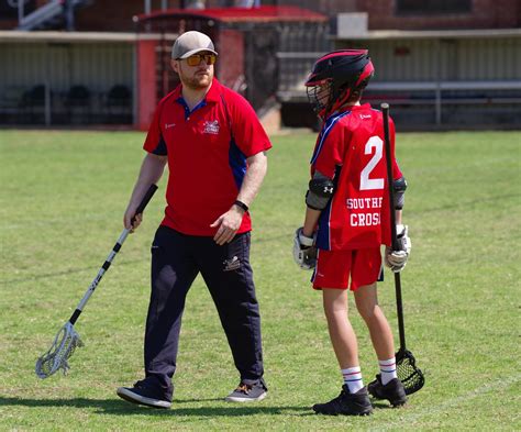 Lacrosse coaches and staff