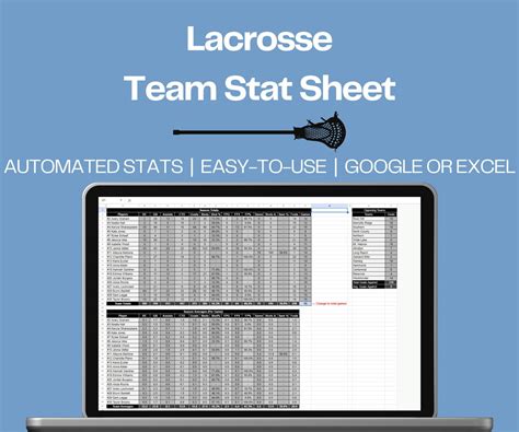 Lacrosse Statistics Advantages