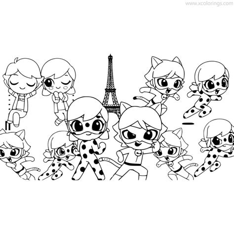 Ladybug and Friends Coloring Page