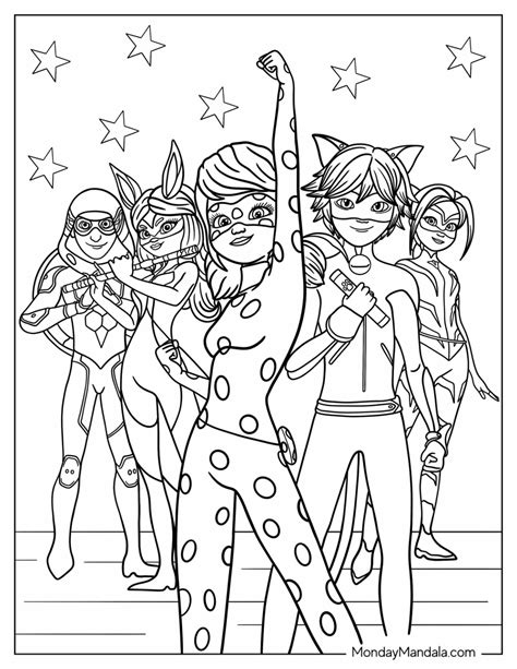 Ladybug coloring pages pdf