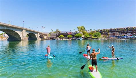 Paddleboarding on Lake Havasu