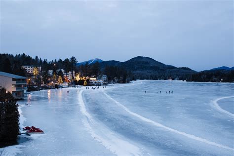 Lake Placid Winter Landscape