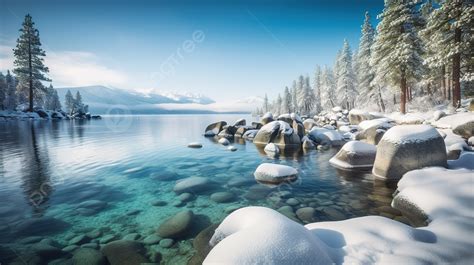 Lake Tahoe Winter Landscape