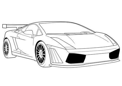 Lamborghini Coloring Pages for Kids