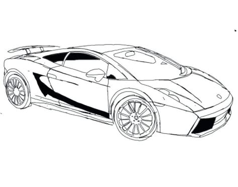 Lamborghini Gallardo Coloring Page