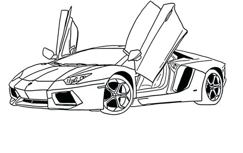 Lamborghini Gallardo Coloring Pages