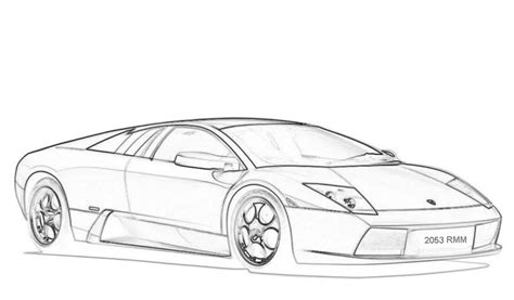 Lamborghini Murcielago Coloring Pages