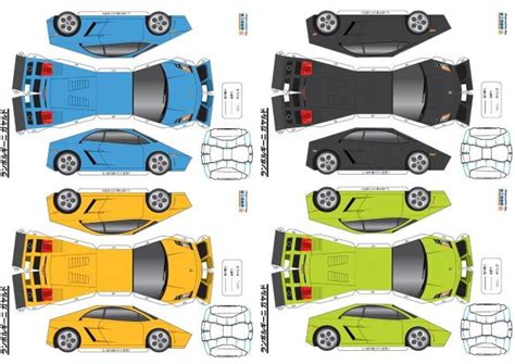 Lamborghini Countach Papercraft Model