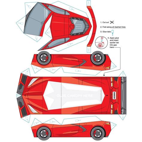 How to Use the Lamborghini Papercraft Template