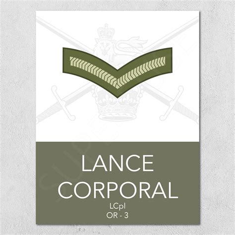 Lance Corporal Rank Description