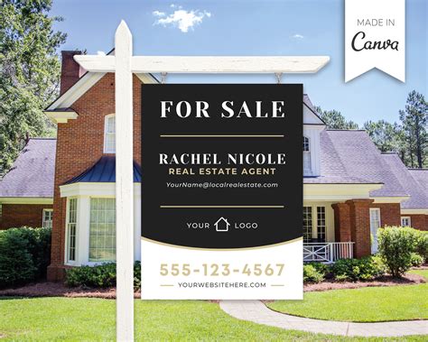 Land For Sale Sign Template