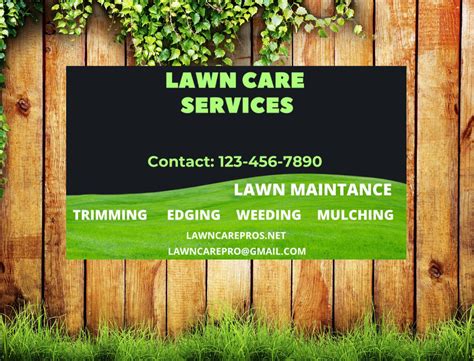 Landscape Maintenance Business Card Ideas