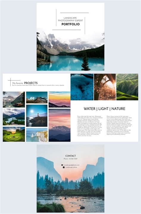 Landscape Photography Portfolio Template