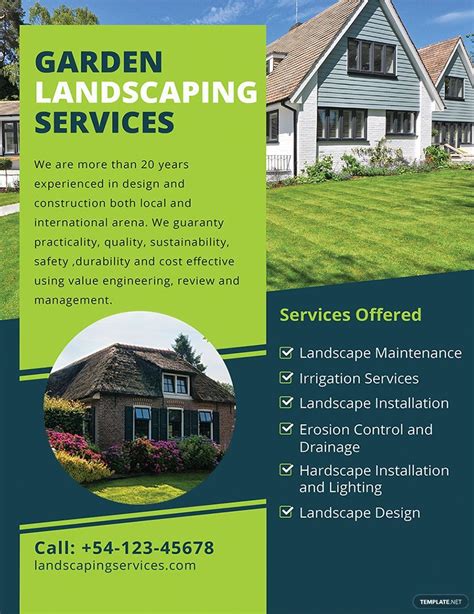 Landscaping Design Flyer Template